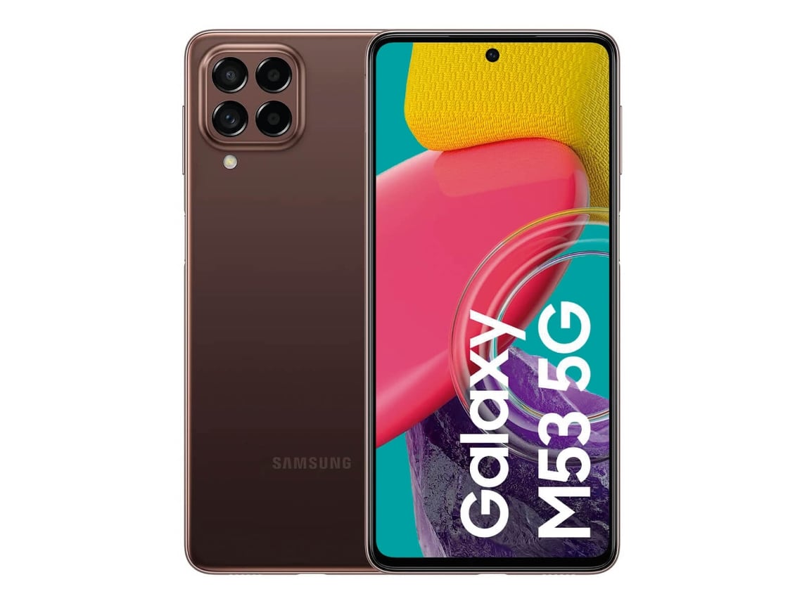 Smartphone SAMSUNG Galaxy M53 5G 8Gb/128Gb Marrom Brown Dual Sim M536B ...