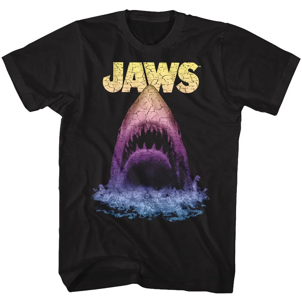 Rockinstone Jaws Movie New To The Game Black Adult T-shirt Size:xxl