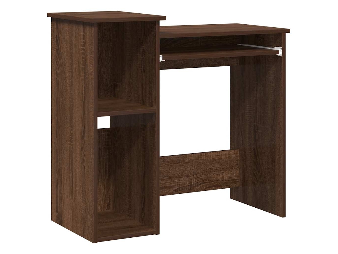 Desk, Desks Vidaxl Marrom Madeira Processada (n/a)