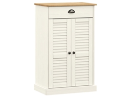 Shoe Cabinet, Shoe Cabinets Vidaxl Branco Madeira De Pinho (n/a)