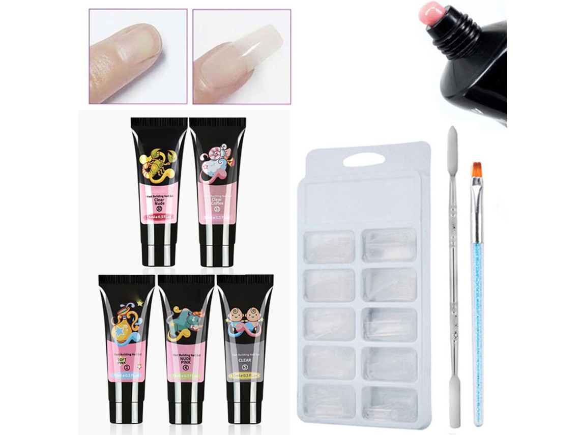 Set De Cola Para Uñas De Fototerapia De Secado Rápido Bestauty Multicolor Para Extensão 15ml
