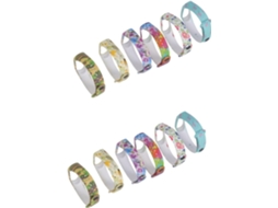 Conjunto De 12 Pulseiras Silicone Para Relógio Inteligente, Com
