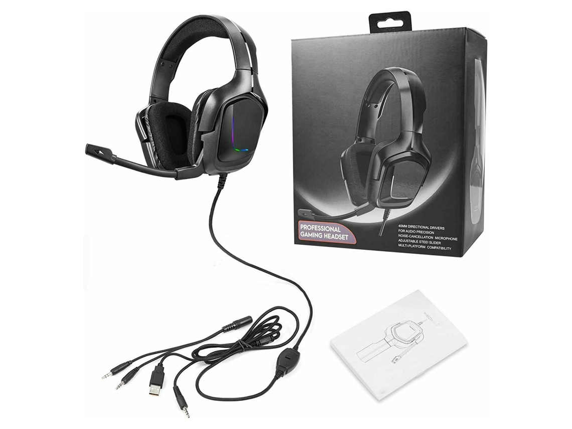 Fone de Ouvido Gamer LAXISCREED Cancelamento de Ruído