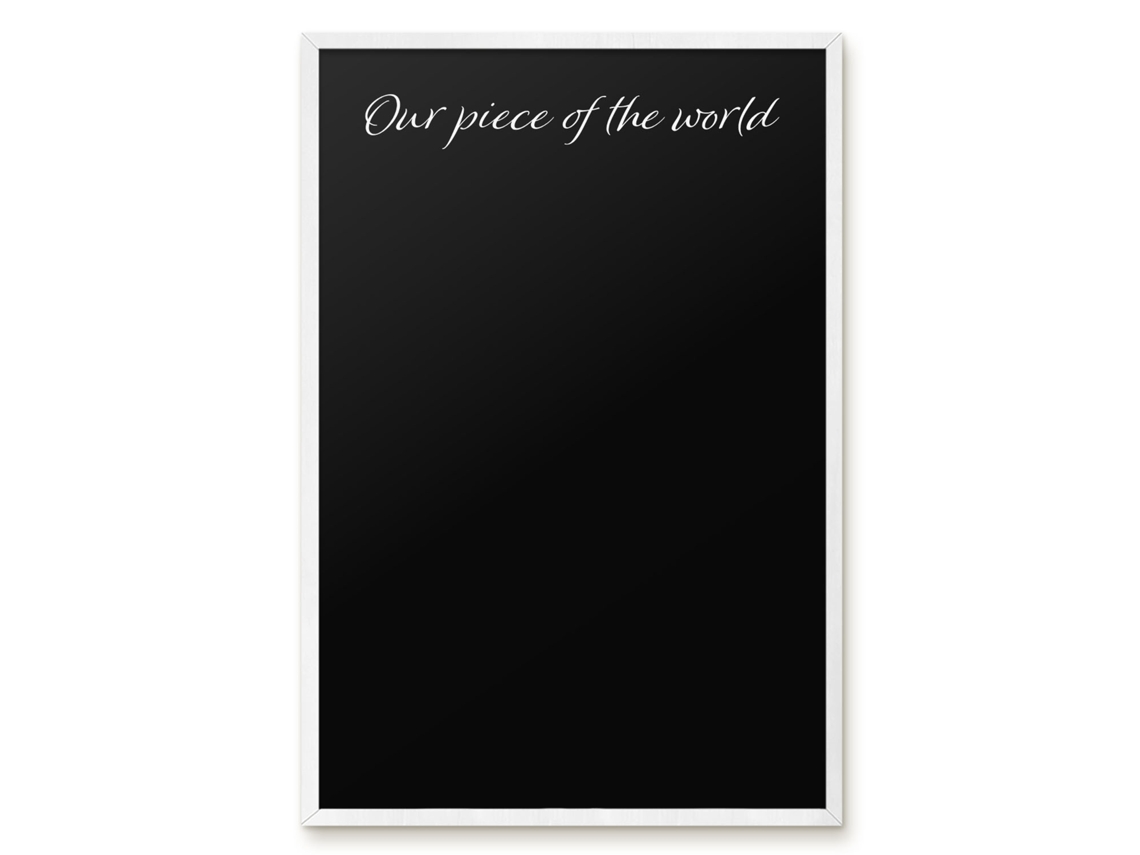 Magnetic Glass Board Our Piece Of The World For The Hall Espelharte (40x60 Cm)