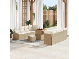 Vidaxl Conjunto De Sofá De Jardim 11 Unid. 10-número De Lugares