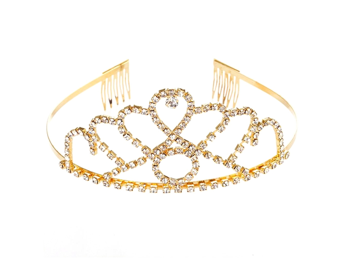 Tiara De Noiva Acessório De Cabelo Com Strass