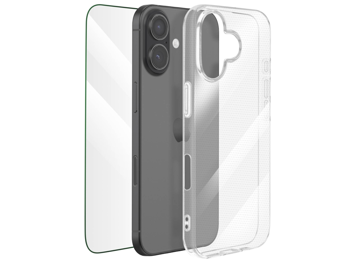 Mayaxess Pack De Proteção 2 Em 1 Capa Vidro Temperado Para Iphone 17 Transparente