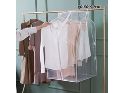Saco Transparente Para Pendurar Roupas, Multifuncional, À Prova De Poeira, Bolsa Organizadora De Roupas Com Grande Capacidade