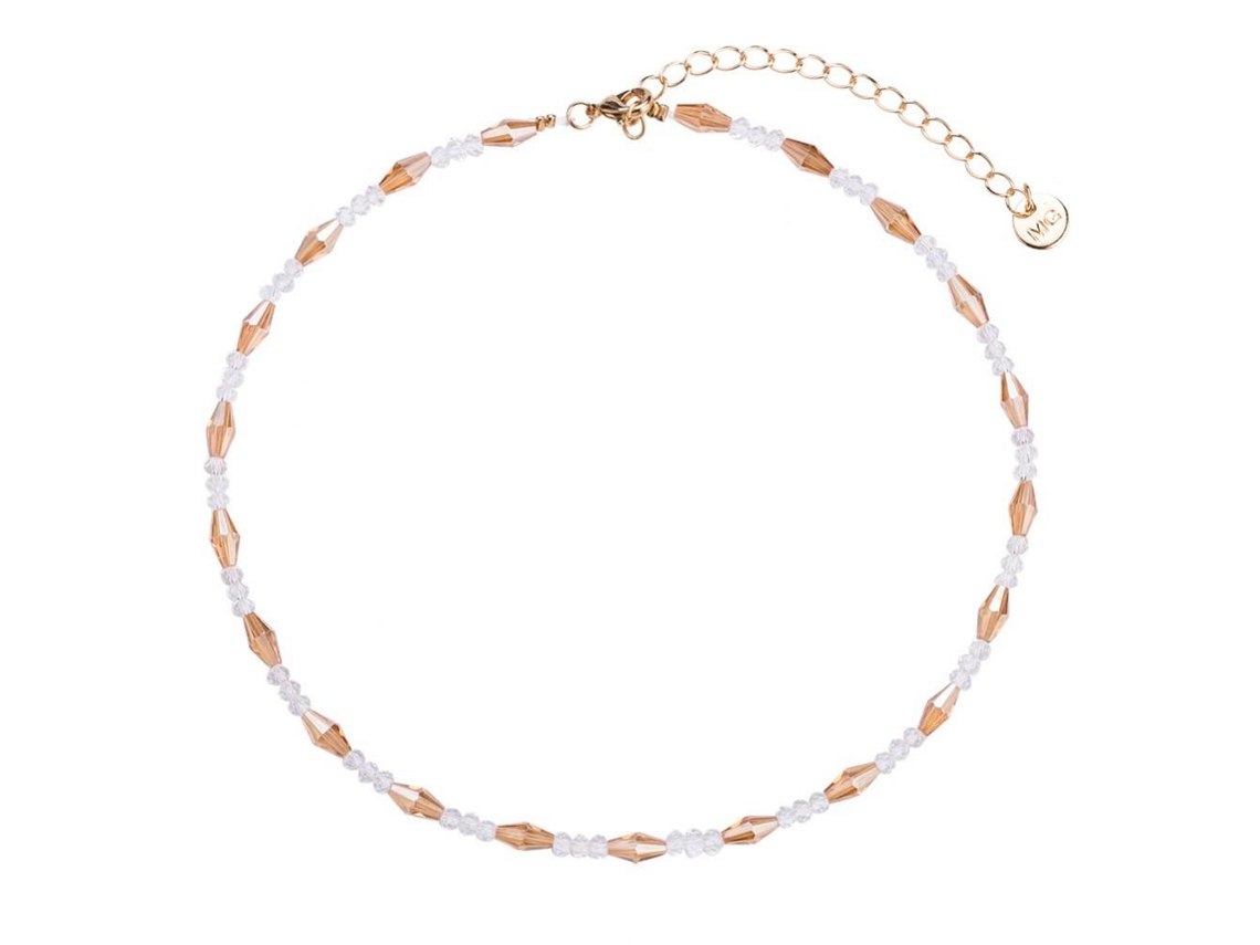 Colar De Clavícula Feminino Com Strass Moda Feminina