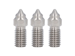 3pcs Bico de Impressora 3d em Aço Inoxidável Resistente a Altas Temperaturas 0.6mm para Neptune 4 4pro da S/MARCA