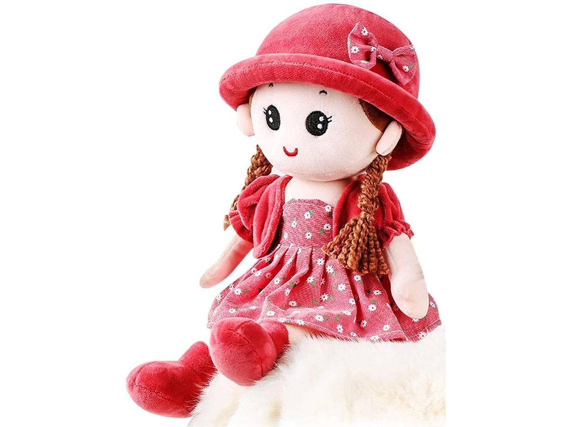 Mali boneca de Pelúcia Princesa Macia para Bebê Menina, Brinquedo de Peluche Decorativo Infantil