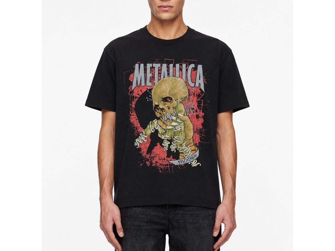 Metallica Fixxxer Redux T-shirt Classic Unisex Adults Size:l