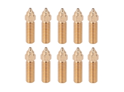 10 Peças De Bico De Latão Extruder De Impressora 3d Resistente Ao Calor Para Creality K1 Cr M4 Vyper Kobra 1.2mm