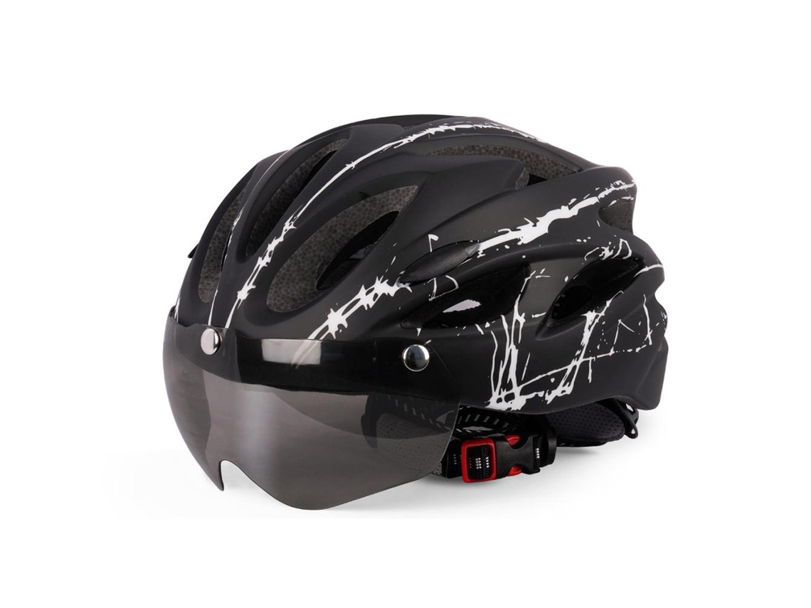 Capacete De Ciclismo (proteção Com Visor Magnético)