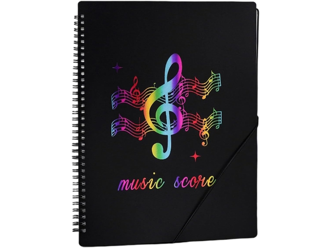 Protetores De Folhas, 20 Folhas Refletoras Músicos, Protetores De Folhas Transparentes Reutilizáveis Com Design