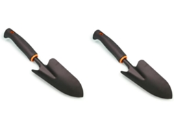 Conjunto De 2 Pás De Jardim Com Cabo Longo Para Flores, Coletor De Terra E Escavador.