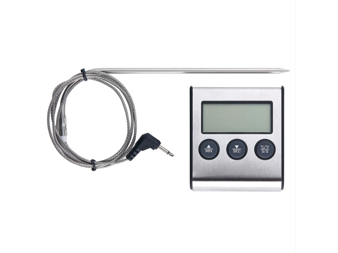 Digital Roast Thermometer 2 In 1 Digital Roasting With Kitchen Clock