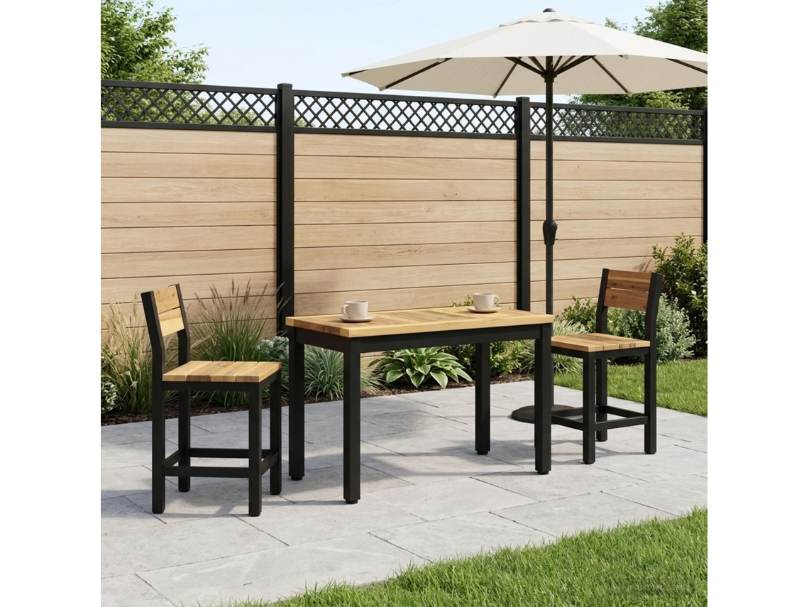 Vidaxl Mesa De Centro Branco E Preto 60,5 X 30 X 36 Cm