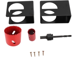 Kit De Instalação Fechadura Entrada Para Portas 1-3 8a 4-polegadas, Ferramenta De Perfuração Orifícios Para Portas Sem