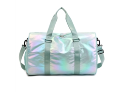 Bolsa esportiva feminina com compartimento para sapatos de dança infantil fim de semana esportes viagens 48x26x39 cm AQUAFORGE (verde)
