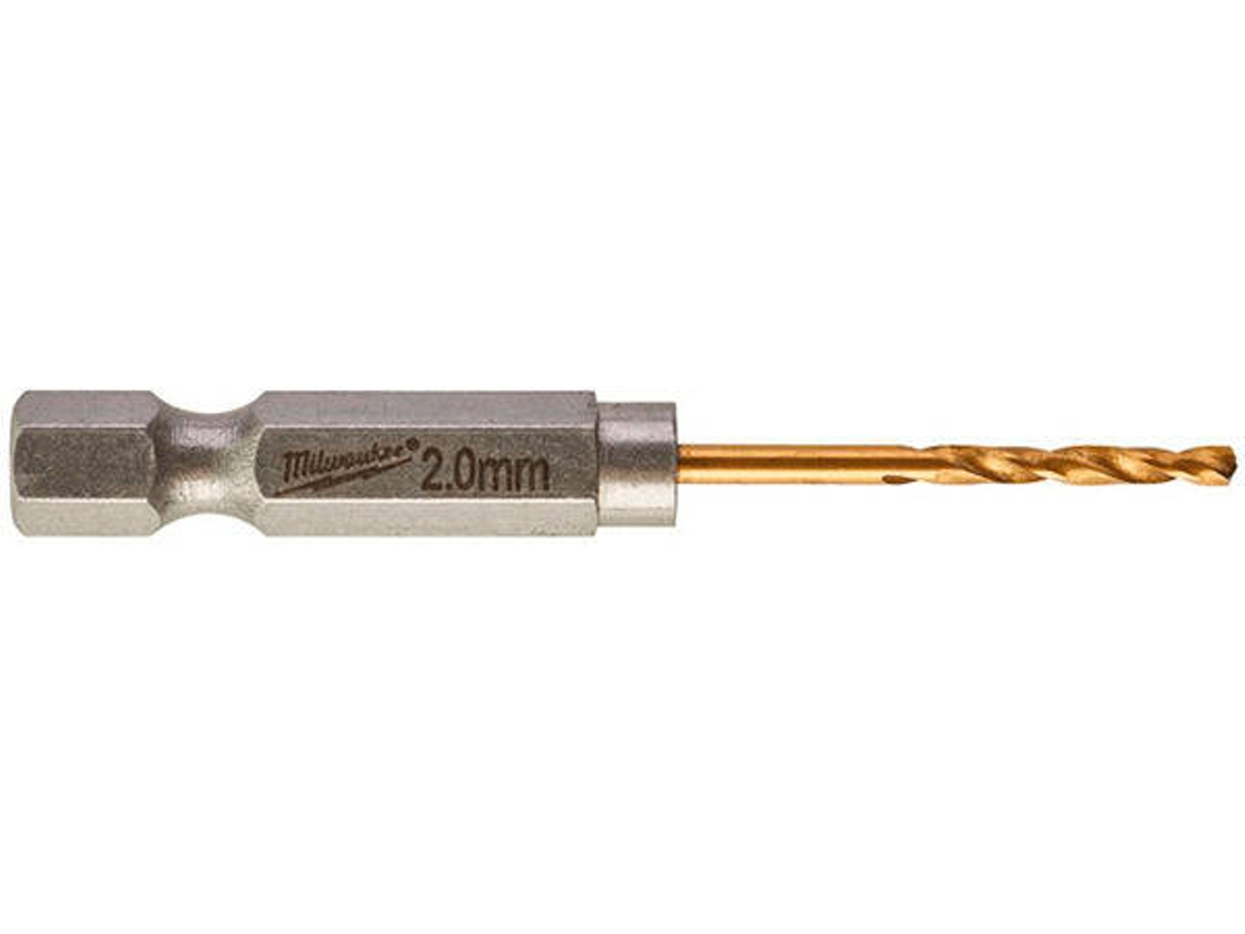 Brocas MILWAUKEE Hss-G Tin Red Hex2mm
