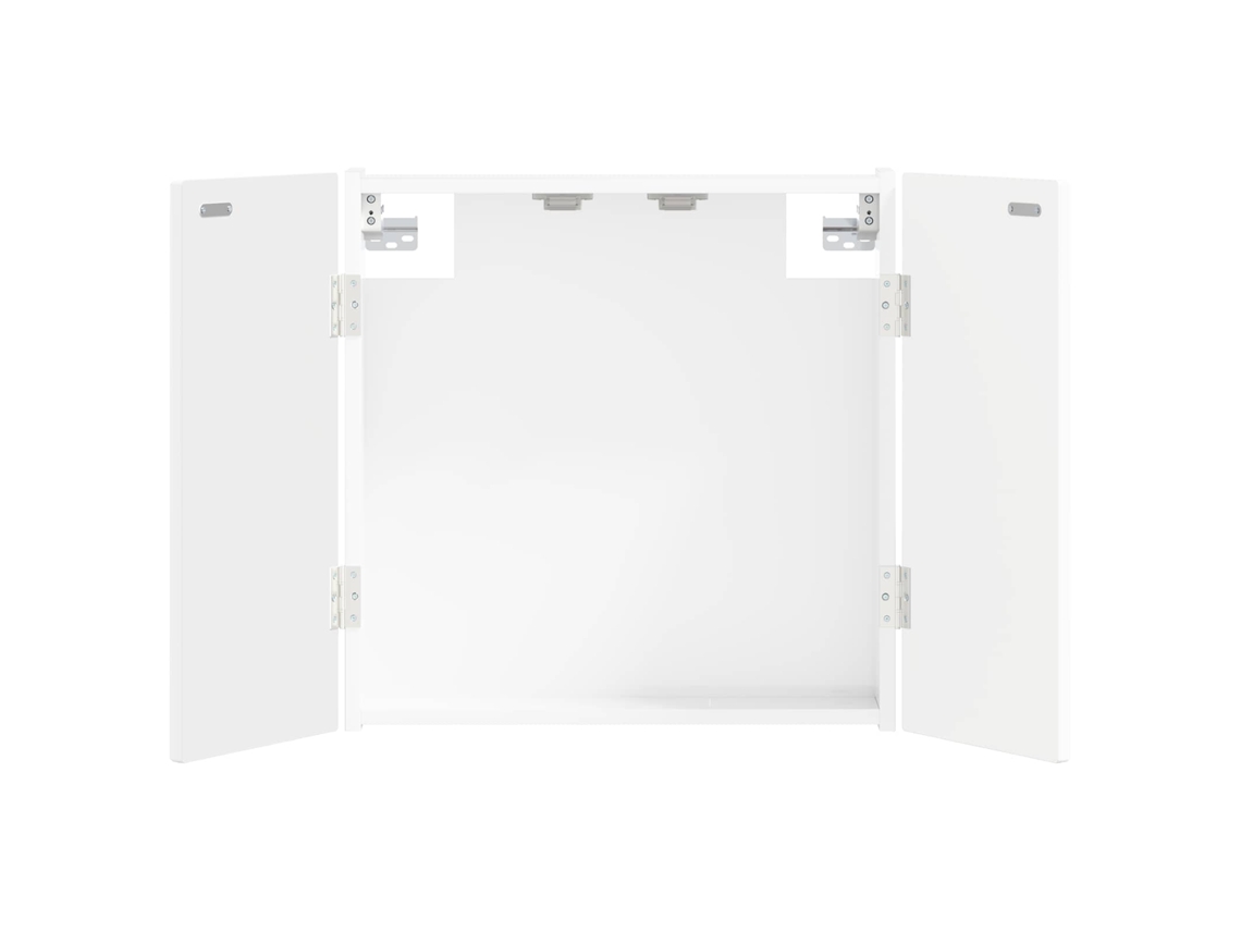 Vidaxl Armário Para Dartboard Alkmaar Branco Brilhante