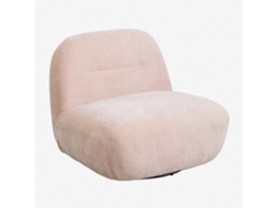 Sklum Sofá Giratório Em Chenille Sernin Poliéster                       Chenille Rosa Quartzo