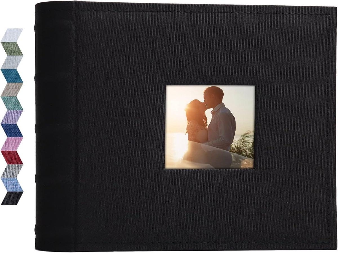 Lurelia Álbum De Fotos Para Casamento, Capacidade Para 400, 15 Cm, Acabamento Em Couro, Casamento