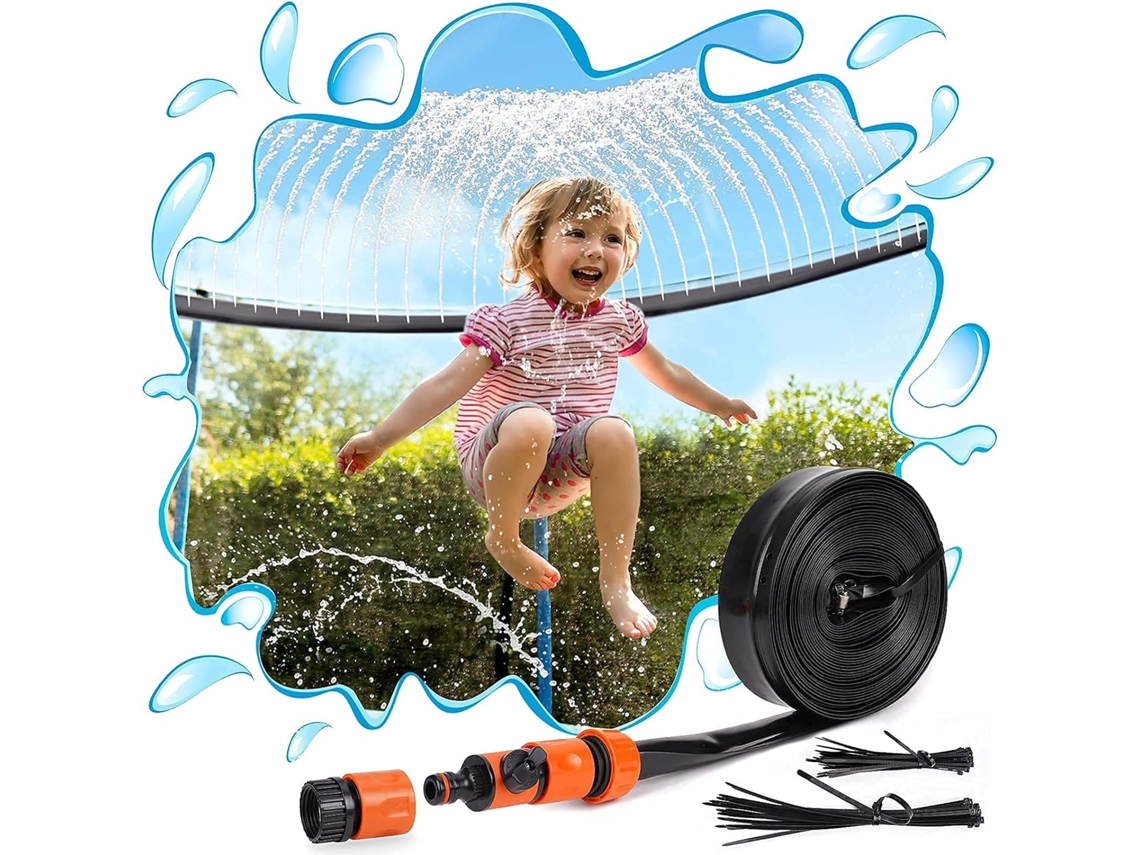 Trampolim com Regador Brinquedo de Jardim Ferramenta de Jardim