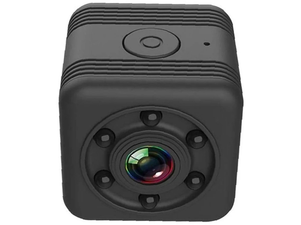 Mini Câmera Espiã Wi Fi Com Detector De Áudio, Gravação De Loop / Visão Noturna Gps Yizhood (preto)