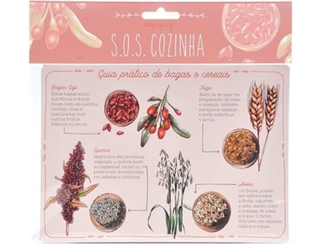 Íman EDICARE SOS Cozinha: Guia Prático de Bagas e Cereais