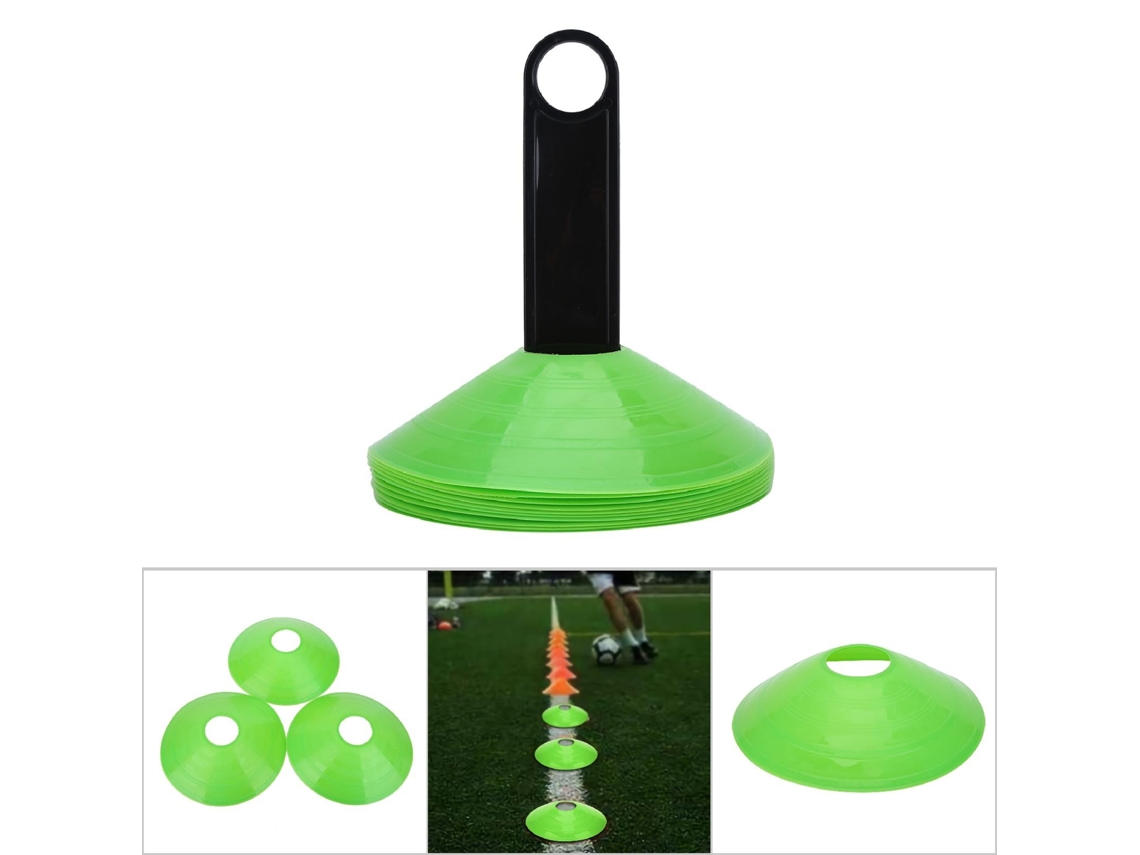 Lurelia Acessório De Futebol Dobrável Para Treino, Verde