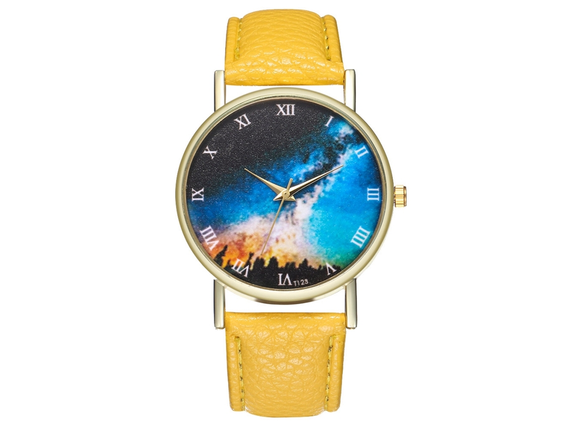 Relógio Star Lady Star Masculino Young Trend Quartz T123-a Amarelo