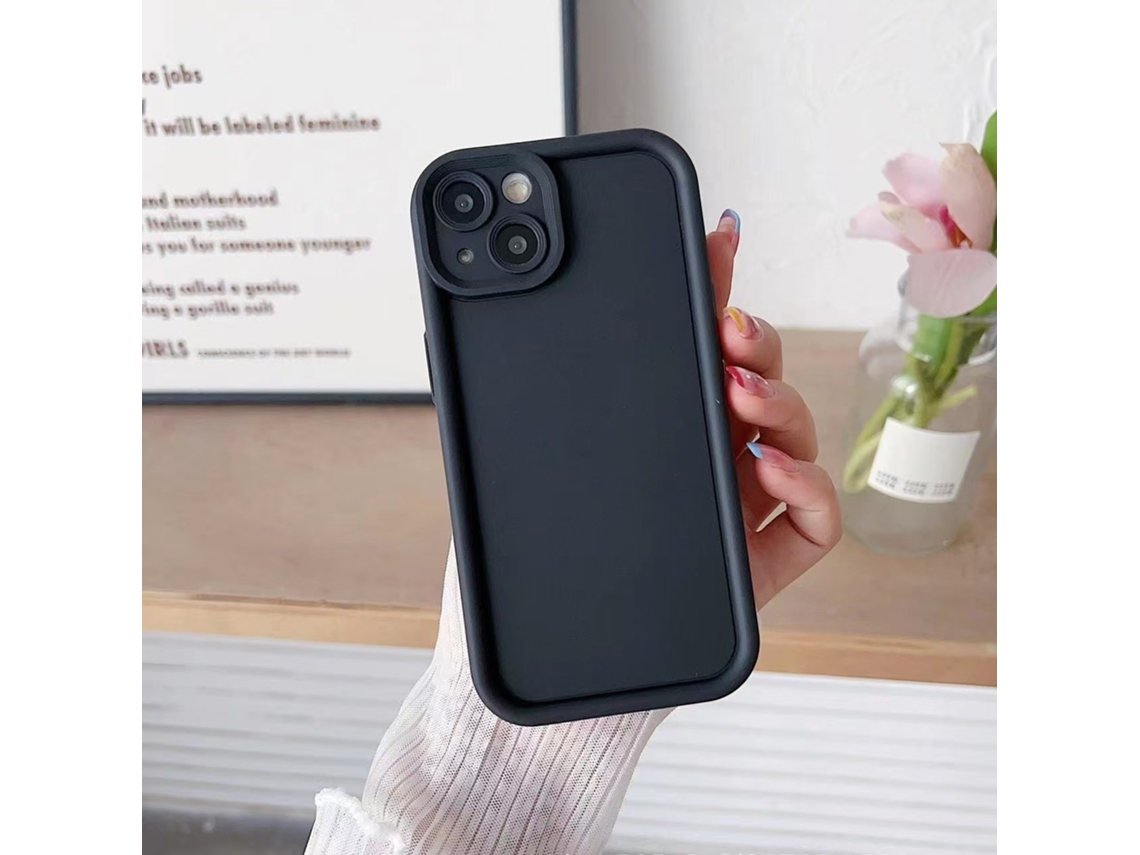 Conjunto De 2 Capas Para Iphone 17 Pro, Cor Preta Esmerilada, Estilo Simples E Sólido, Com Proteção Total E Resistente A Quedas.