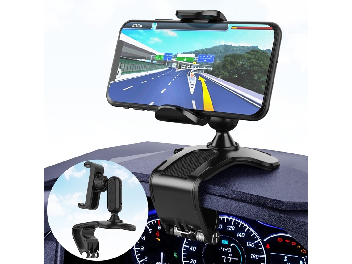 Suporte Para Celular No Veículo Com Rotação De 360°