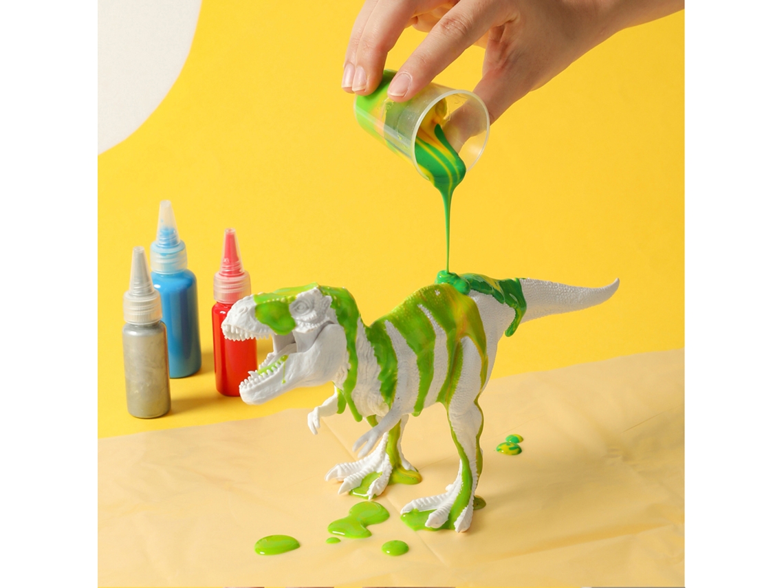 Kit de Dinossauros Pintados À Mão LAXISCREED