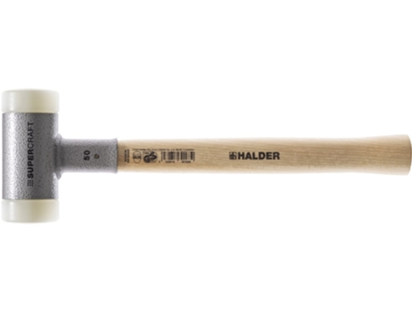 Halder-3366.060-Martelo Anti-Rebote Com Cabo De Madeira Supercraft Ø 60 Mm