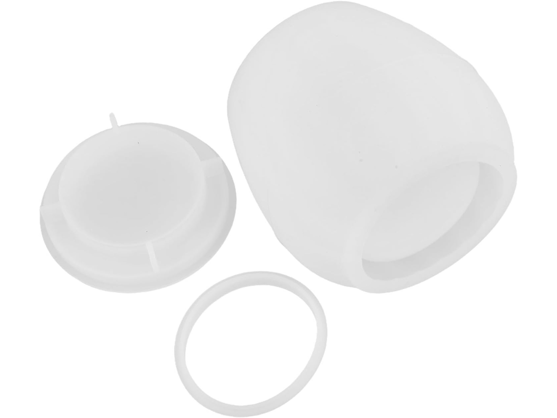 Molde De Silicone Para Armazenar Resina, Pote Branco