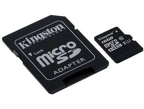 Cartão de Memória MicroSD  Canvas Select 16GB 80MB/s CL10
