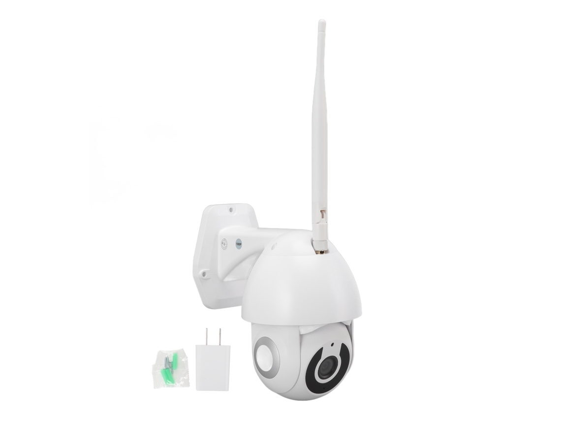 Laxiscreed Câmera Wifi À Prova D'água Com Visão Noturna Para Exterior, Monitoramento Hd Sem Fios