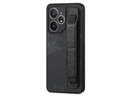 Capa De Couro Para Celular Com Suporte Para Pulseira Retrô