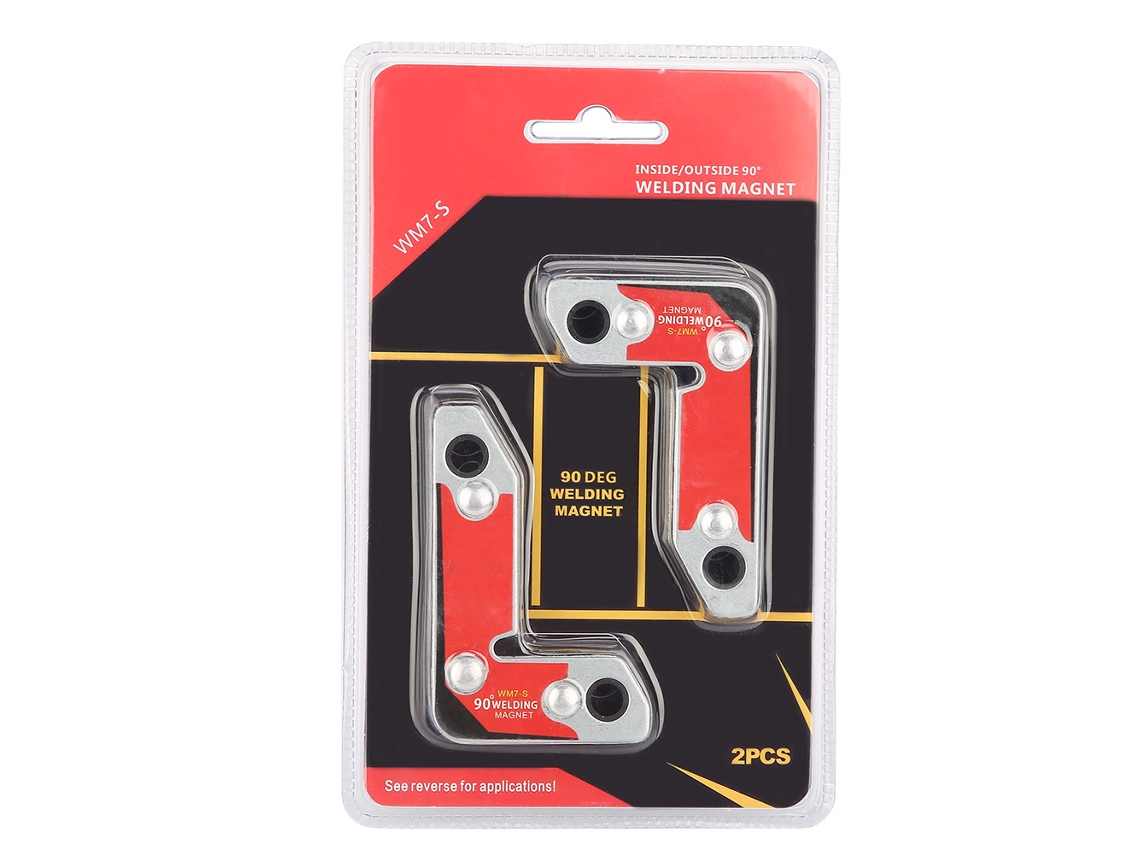 2 Peças De Abraçadeira Magnética Para Soldadura Interior/exterior, Suporte Fixo Para Soldador, 30/60/90 Graus