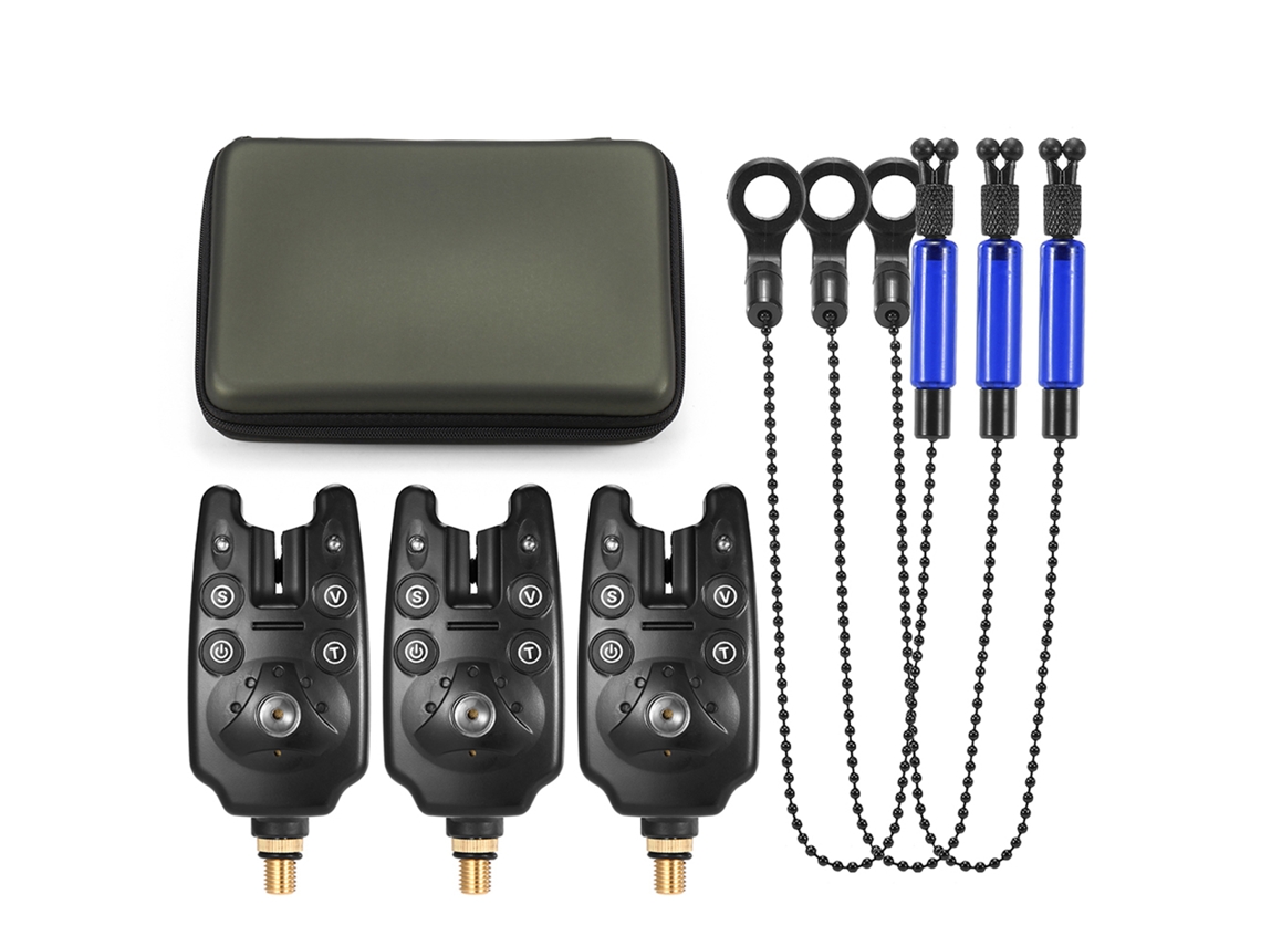 Kit Alarme Pesca Digital com Caixa Zíper