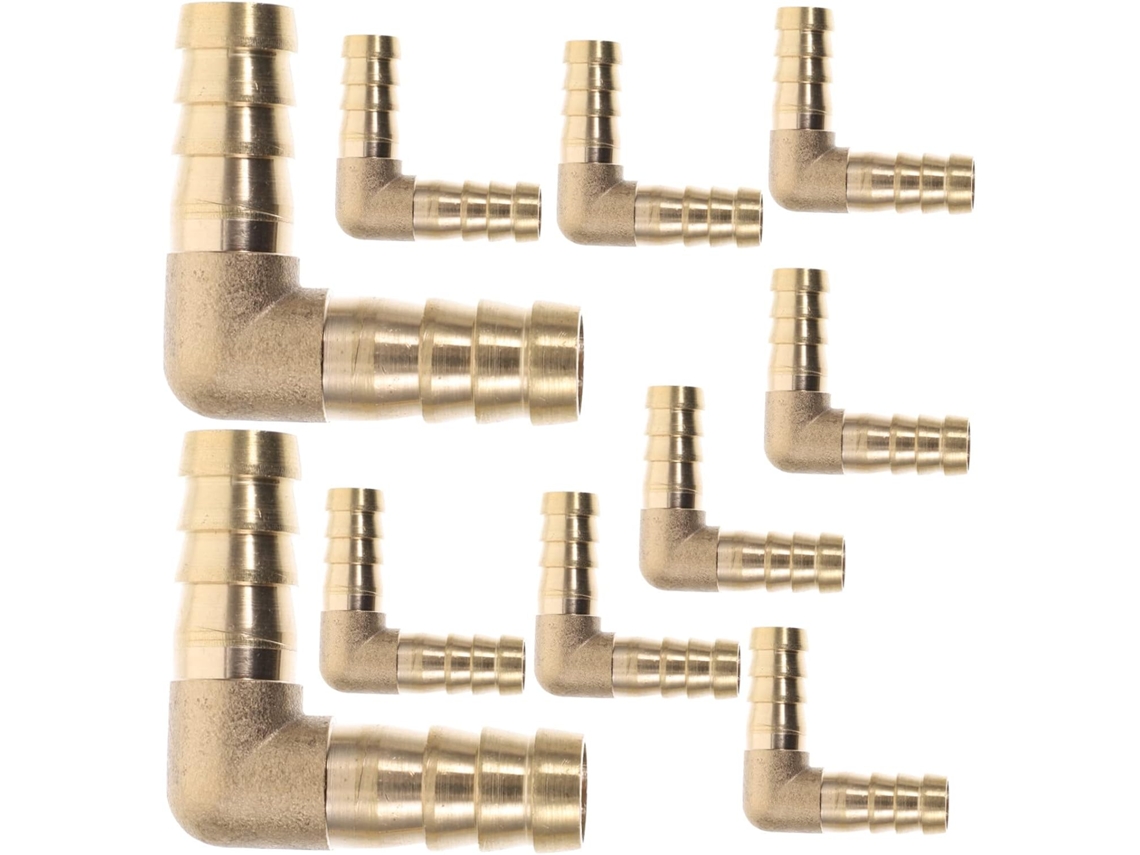 Conjunto De 10 Peças De Conexões De Compressão Para Tubos Pex De 1 Polegada.
