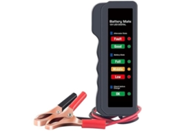 Testador De Bateria Auto 12v 6 Leds Portátil Analisador De Alternador