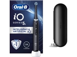 Escova Dentes Elétrica ORAL-B iO 5S Preta (1 Unidade)