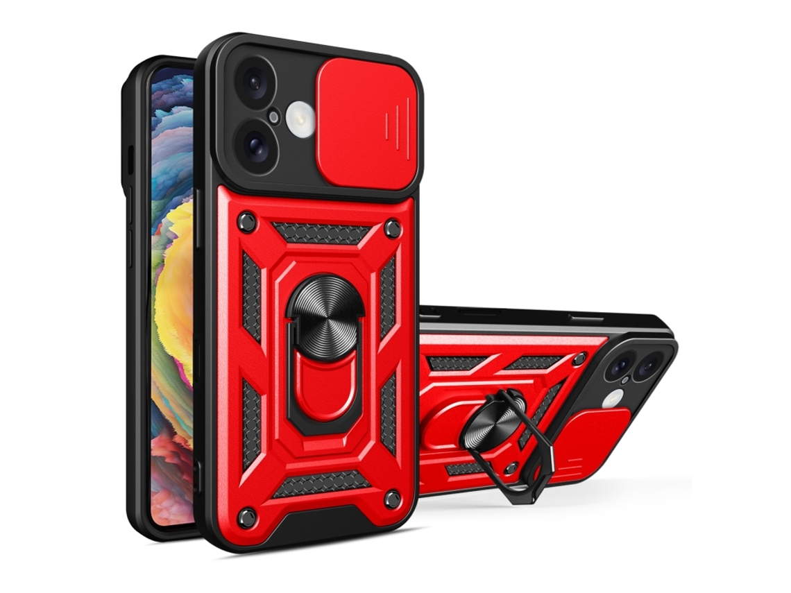 Capa Para Iphone 16 - Tampa Deslizante Para Câmera - Tpu Pc
