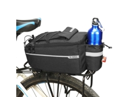 Lurelia Bolsa De Bicicleta Ajustável A Bolsa Tem Capacidade Para 9 Litros, Poliéster / Alumínio, Preto, G