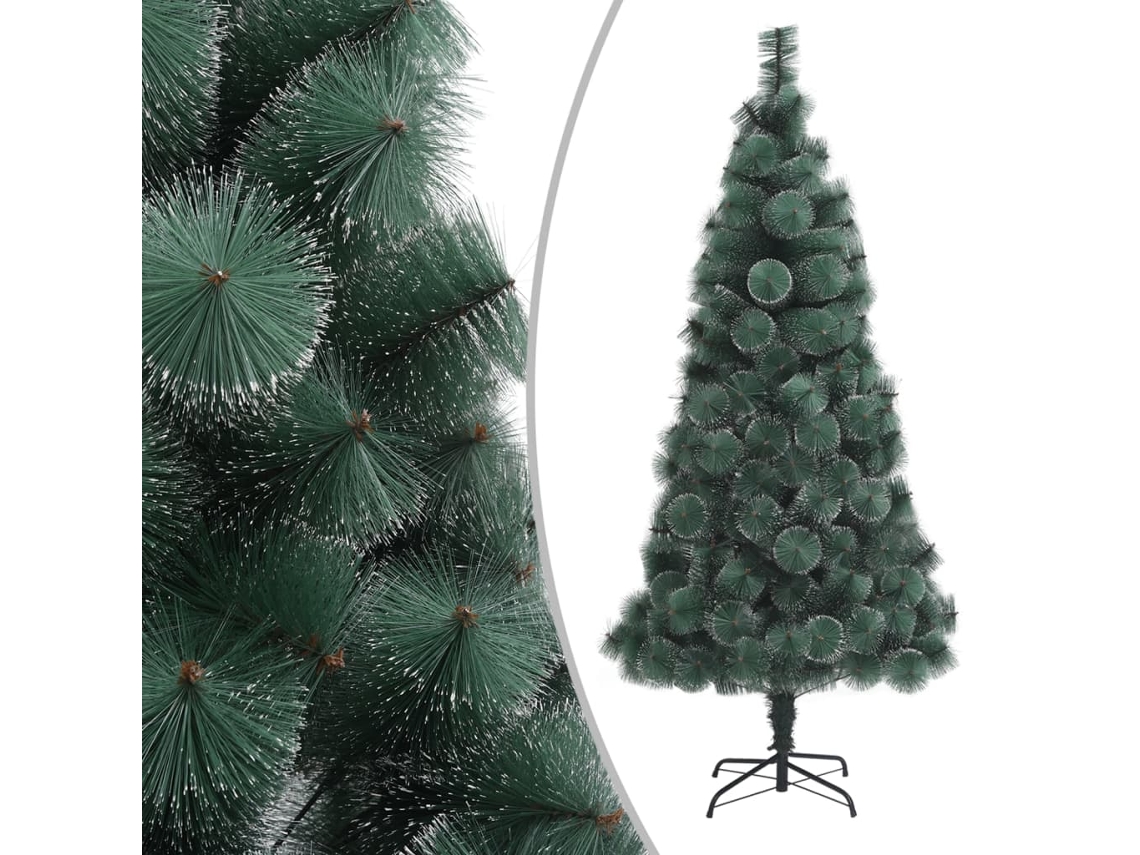 Vidaxl Árvore De Natal Artificial Com Suporte 210 Cm Pet Verde
