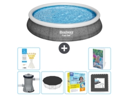 Piscina Bestway Fast Set Redonda 396x84 Cm 5 peças S259 BESTWAY